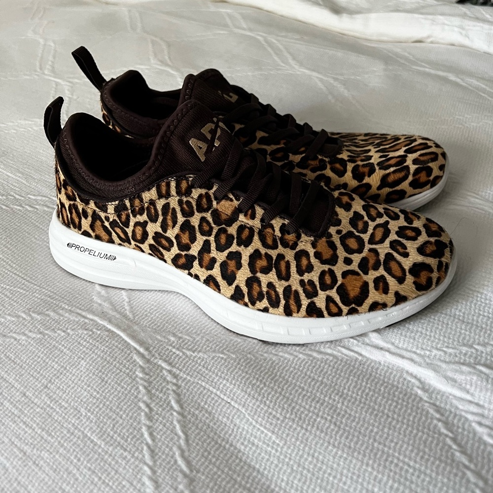 APL Calf Hair Low Top Athletic Sneakers